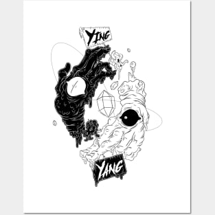 ying yang Posters and Art